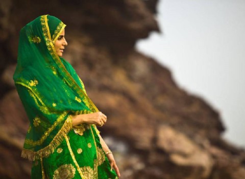 لباس بندری زنانه ؛ رنگ بنفش صورتی آبی 3 نوع ابریشم نوار زری دوزی