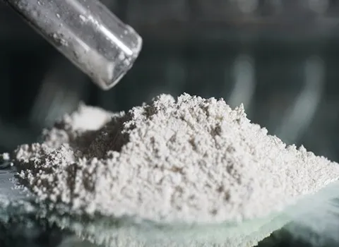 کلسیم کربنات Calcium carbonate پودر سفید غیر سمی ساختار کریستالی