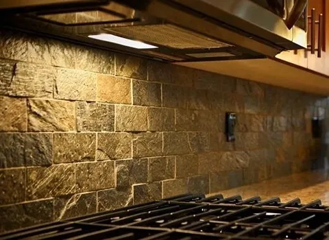 کاشی بین کابینتی خارجی؛ چند ضلعی آشپزخانه مقاوم (فشار قارچ)