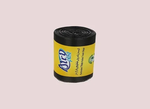 کیسه زباله بند دار آیری پلاست؛ فله ای رولی 2 جنس پلاستیکی پلیمری Airy Plast