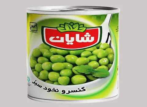 کنسرو نخود فرنگی شایان؛ سلامت عروق قلبی ویتامین A مشهد