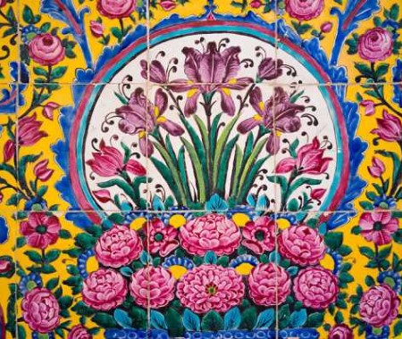 کاشی هفت رنگ شیراز؛ صنعتی تجاری ساده طرح دار Nano