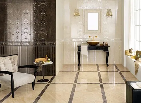 کاشی سرامیک نوژن؛ لعاب دار 3 کاربرد سالن بالکن آشپزخانه Nozhan