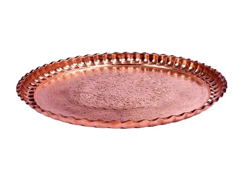 قیمت و خرید سینی مسی گرد بزرگ با مشخصات کامل