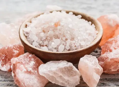 نمک صورتی هیمالیا Salt بدون ناخالصی 2 رنگ صورتی گلبهی