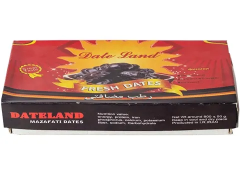 قیمت رطب مضافتی دیت لند + مشخصات بسته بندی عمده و ارزان