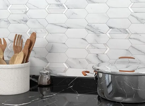 کاشی بین کابینتی زیبا (سرامیک) مقاوم برابر آب ضربه حرارت tile