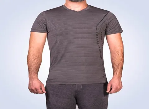 تیشرت ورزشی پسرانه؛ دکمه دار راگبی کشسانی بالا 2 مدل آستین کوتاه بلند