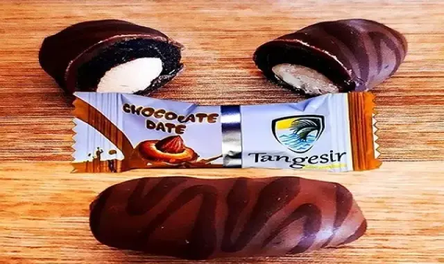 خرید خرما شکلاتی مغزدار تنگسیر با قیمت استثنایی