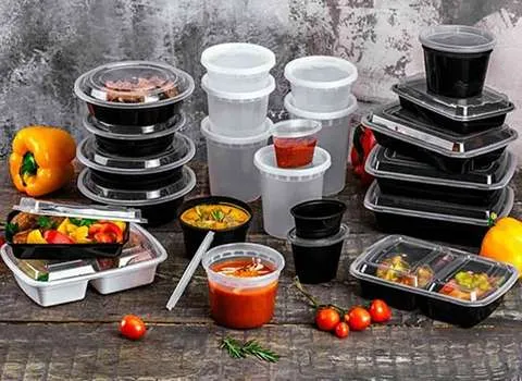 ظرف یکبار مصرف چند قسمتی در دار؛ پلمیر گیاهی مقاوم Disposable