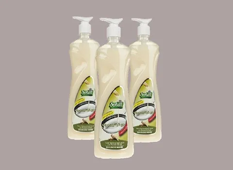 مایع ظرفشویی صحت چوبک؛ چربی زدا سفید کنندگی حاوی عصاره گیاهی Sehat