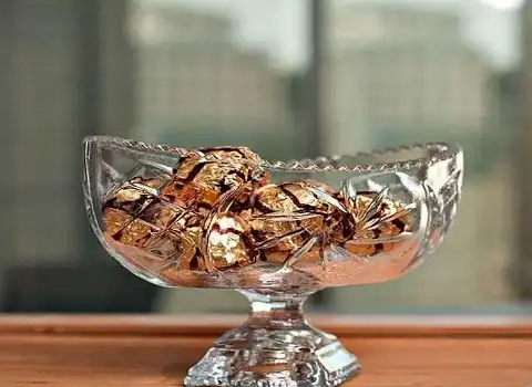 قیمت خرید ظرف شکلات خوری پایه دار + عکس