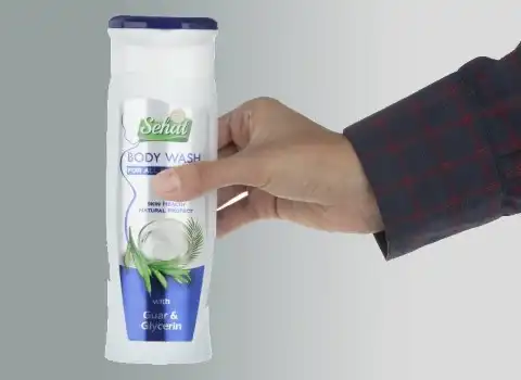 شامپو بدن صحت گوار؛ آلوورا برگ زیتون (300) گرمی ویتامین E