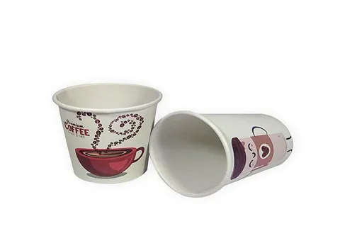 لیوان یکبار مصرف کاغذی کوچک؛ حمل آسان 3 رنگ (سفید آبی زرد) Polymeric