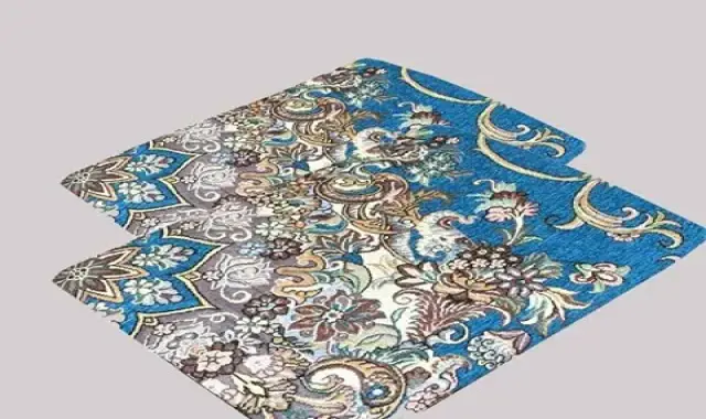 روفرشی 9 متری زرین یزد (کاور) ابریشم کرک 2 طرح سنتی کلاسیک