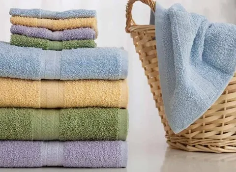 حوله دستی رنگی؛ جذب بالا ضدحساسیت قرمز آبی زرد Towel