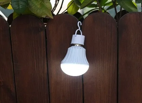 لامپ ال ای دی شارژی؛ نور سفید زرد زاویه نور دهی عالی