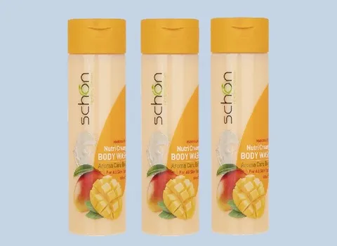 شامپو بدن شون انبه؛ خوشبو حفظ رطوبت پوست حاوی (پروتئین کلسیم)