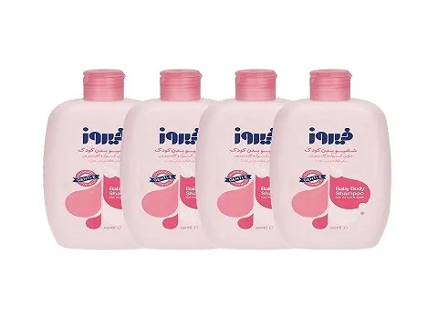 شامپو بدن صورتی فیروز؛ آبرسان پوست حاوی روغن بادام Glycerin