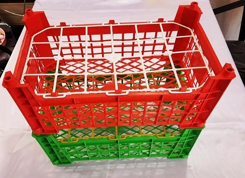 قیمت ارزان سبد رنگی پلاستیکی میوه