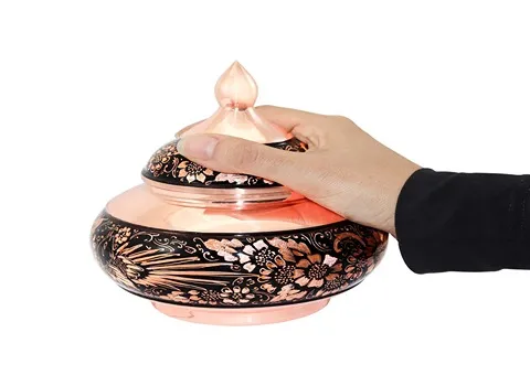 قندان مسی الماس تراش همراه با توضیحات کامل و آشنایی