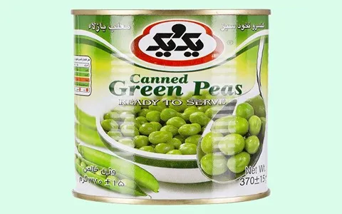 کنسرو نخود فرنگی یک و یک؛ تازه طبیعی بهداشتی حاوی ویتامین k