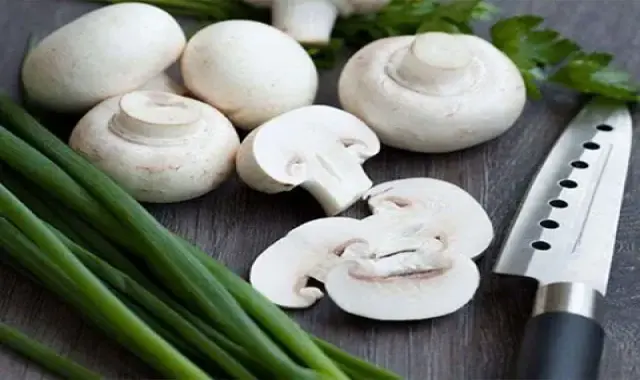 قارچ دکمه ای عمده؛ کالری کم بسته بندی سفید ویتامین A