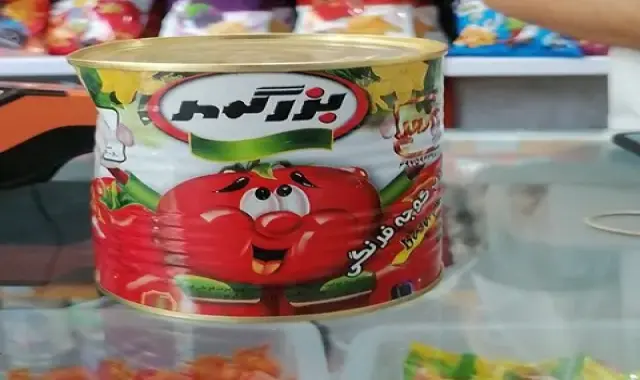 رب گوجه فرنگی بزرگمهر؛ قرمز جکری شیشه ای ماندگار 900 گرمی