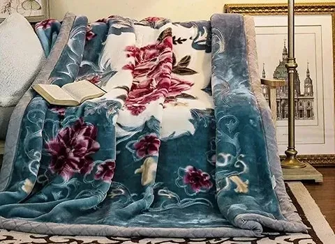 پتوی دونفره ؛ پلی استر نرم لطیف ابعاد (215*240)