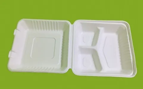 ظرف یکبار مصرف غذا فومی؛ ارزان سفید (1 2) پرس سبک Polymer