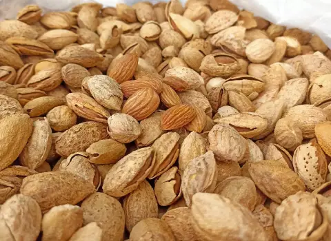خرید بادام پوست کاغذی خارجی با قیمت استثنایی