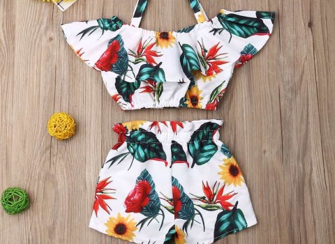 تاپ شلوارک زنانه شیک؛ ظاهری زیبا 2 جنس پنبه ابریشم Stylish