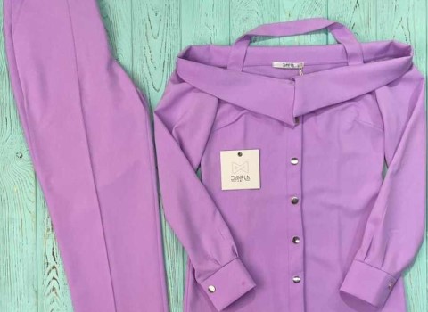 لباس دخترانه اسپرت نوجوان؛ نخ پنبه کرپ سایز (S تا XXL) سازگار بدن