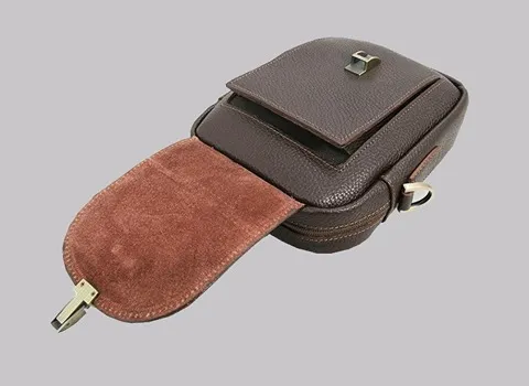 کیف چرم روما؛ زنانه مردانه 2 مدل دوشی دستی رنگ مشکی قهوه ای