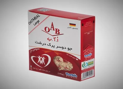 پرک جو دوسر oab؛ درشت خورده شده 3 طعم موز توت فرنگی سیب