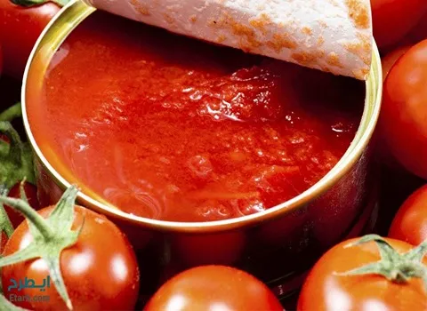 کنسرو گوجه فرنگی (رب) شیشه ای فلزی آنتی اکسیدان حاوی آهن ویتامین B