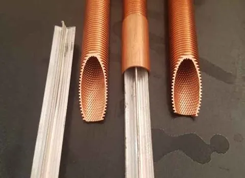 قیمت لوله مسی شیاردار + مشخصات بسته بندی عمده و ارزان