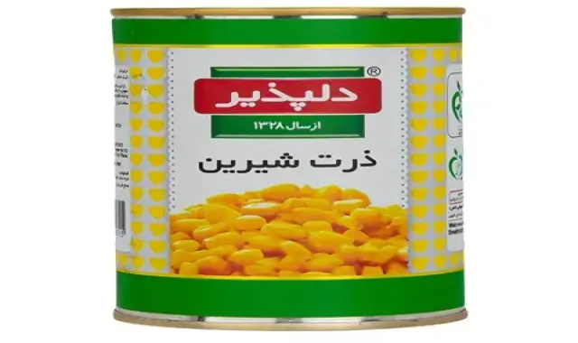 قیمت خرید کنسرو ذرت دلپذیر + مشخصات، عمده ارزان