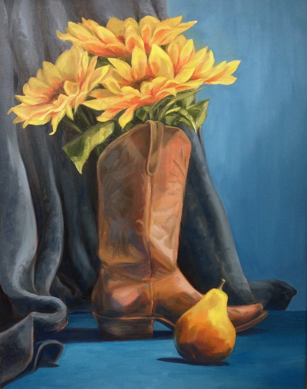 Still Life with Sunflowers