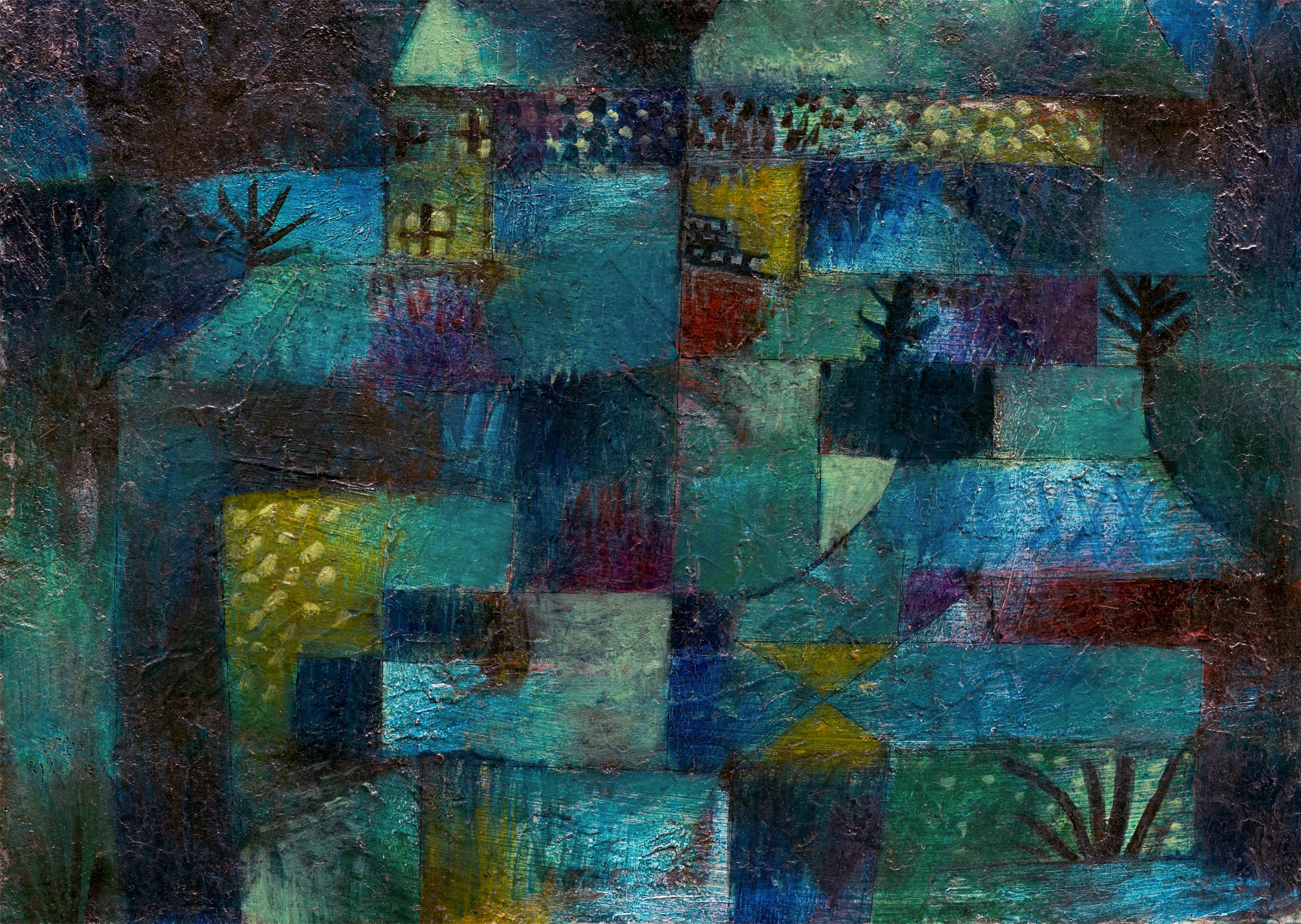 Teal Nocturnal Architecture image 1