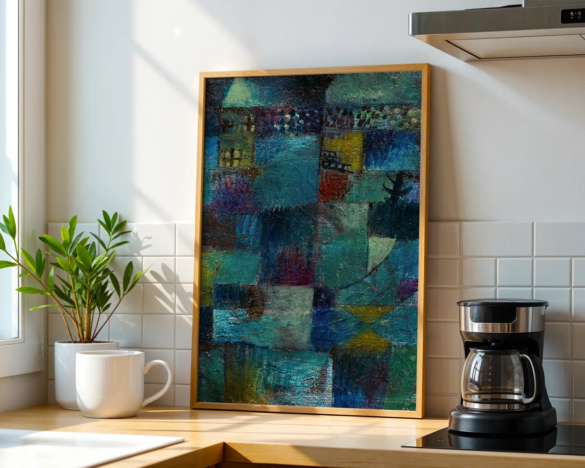 Teal Nocturnal Architecture — room view 1