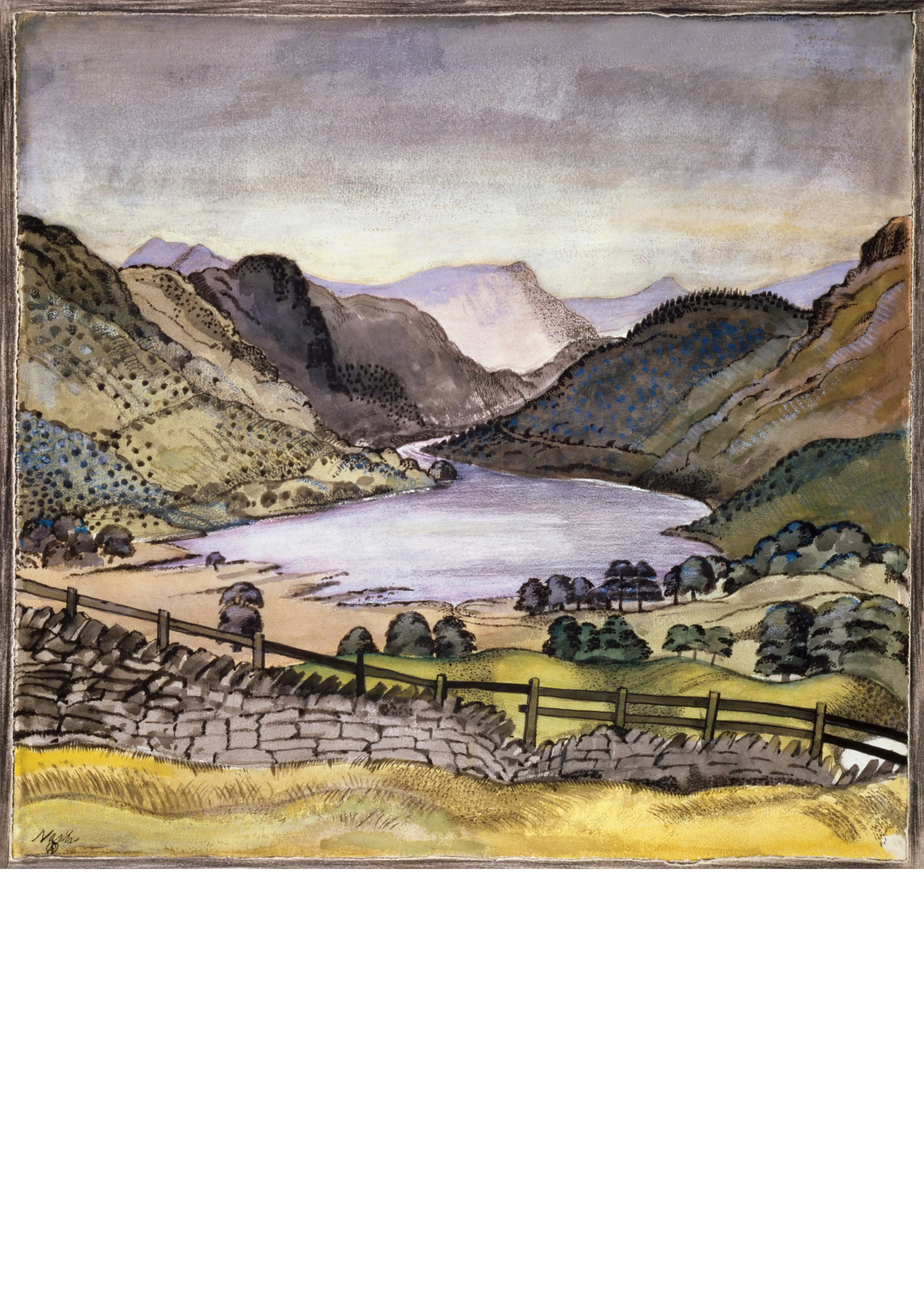 Valley and Mountain Lake image 1