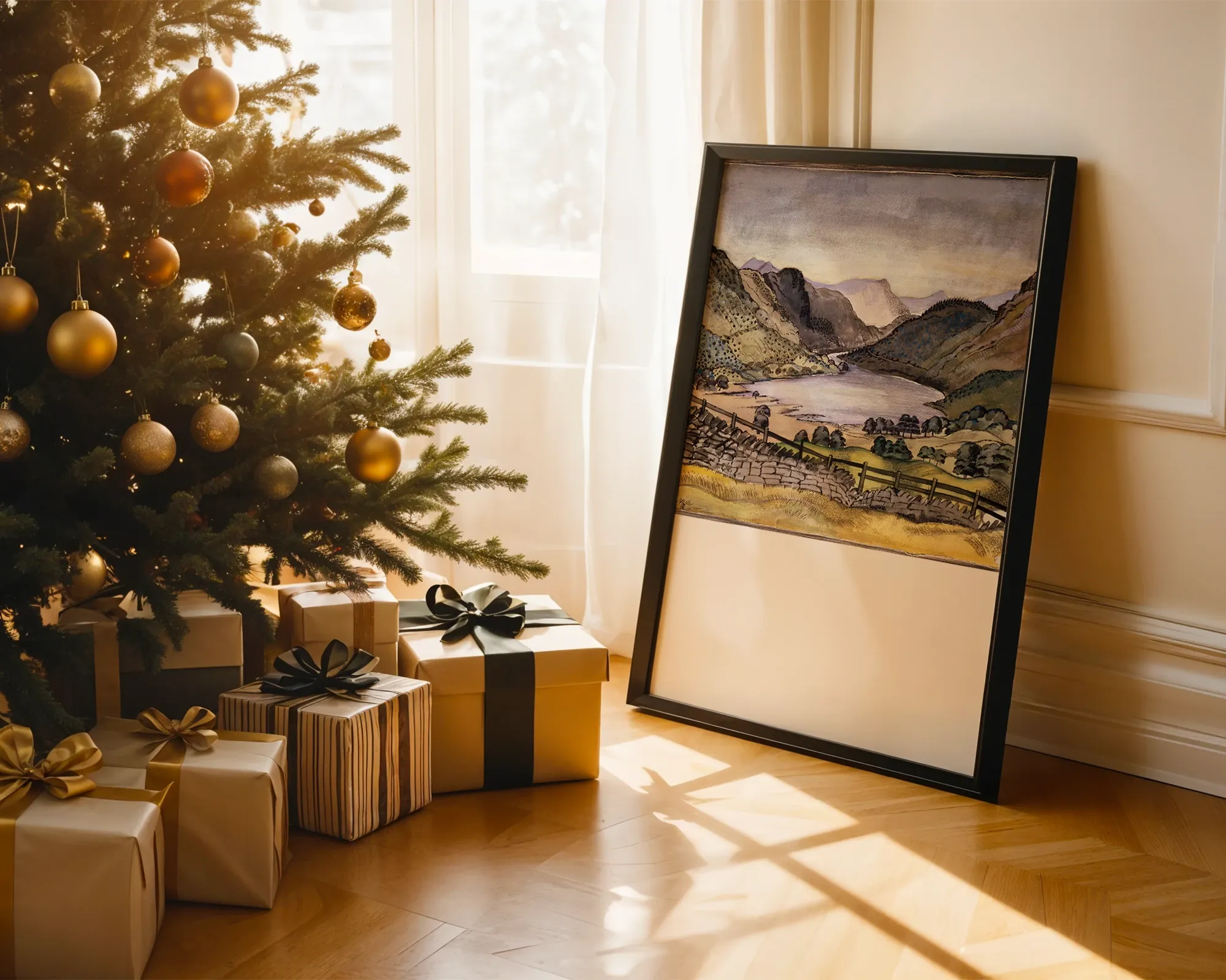 Valley and Mountain Lake — room view 2