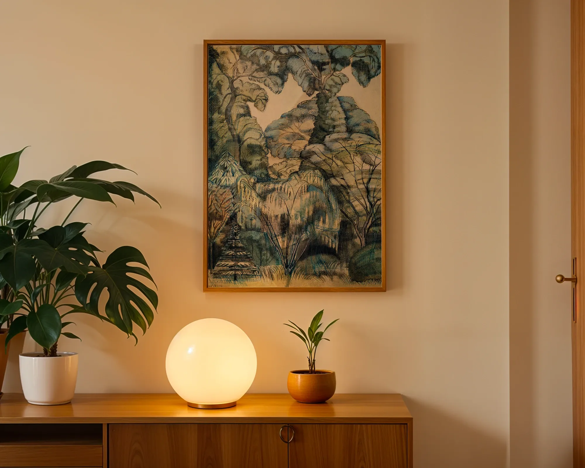 Stylized Woodland Canopy — room view 3