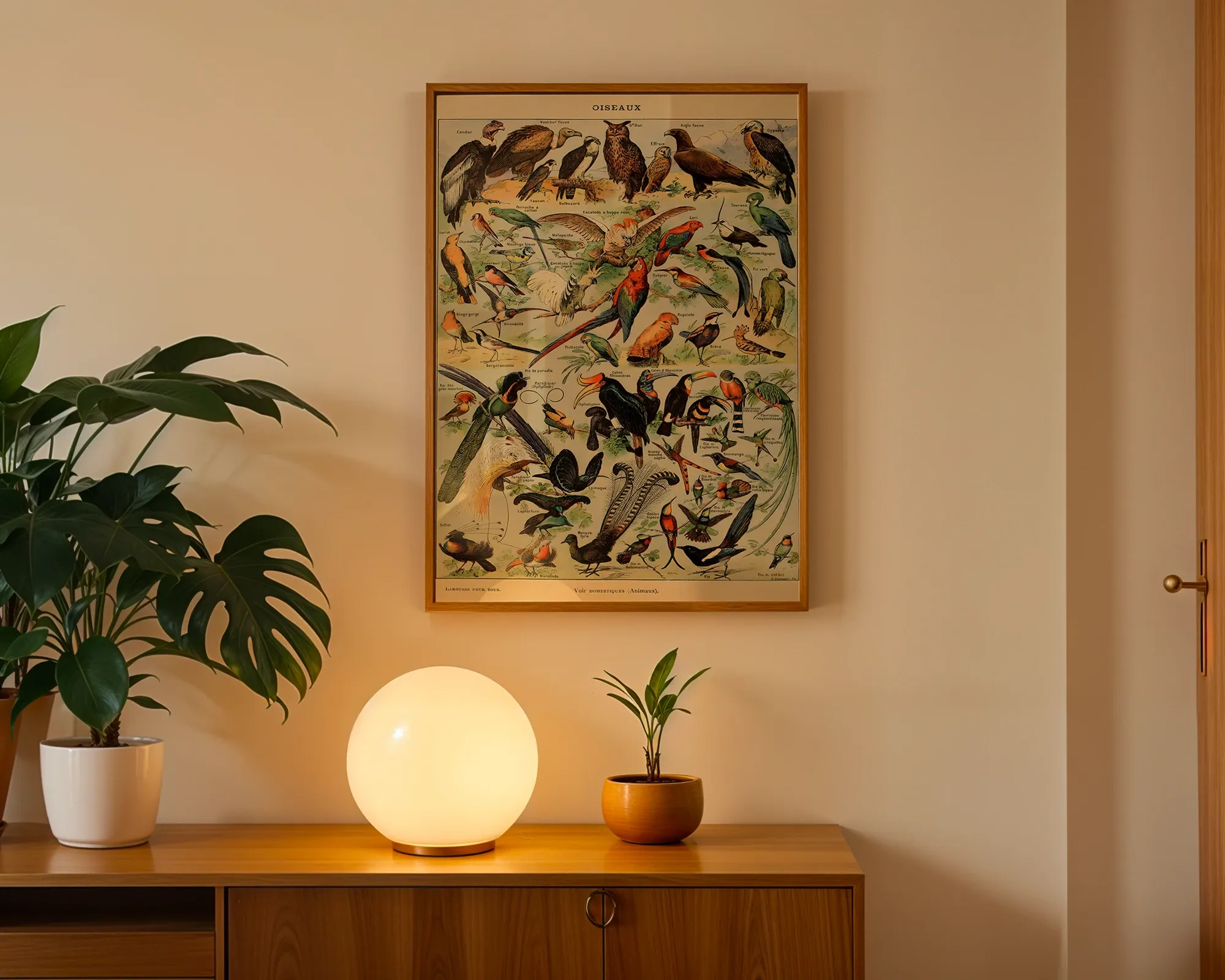 Oiseaux by Adolphe Millot — room view 3