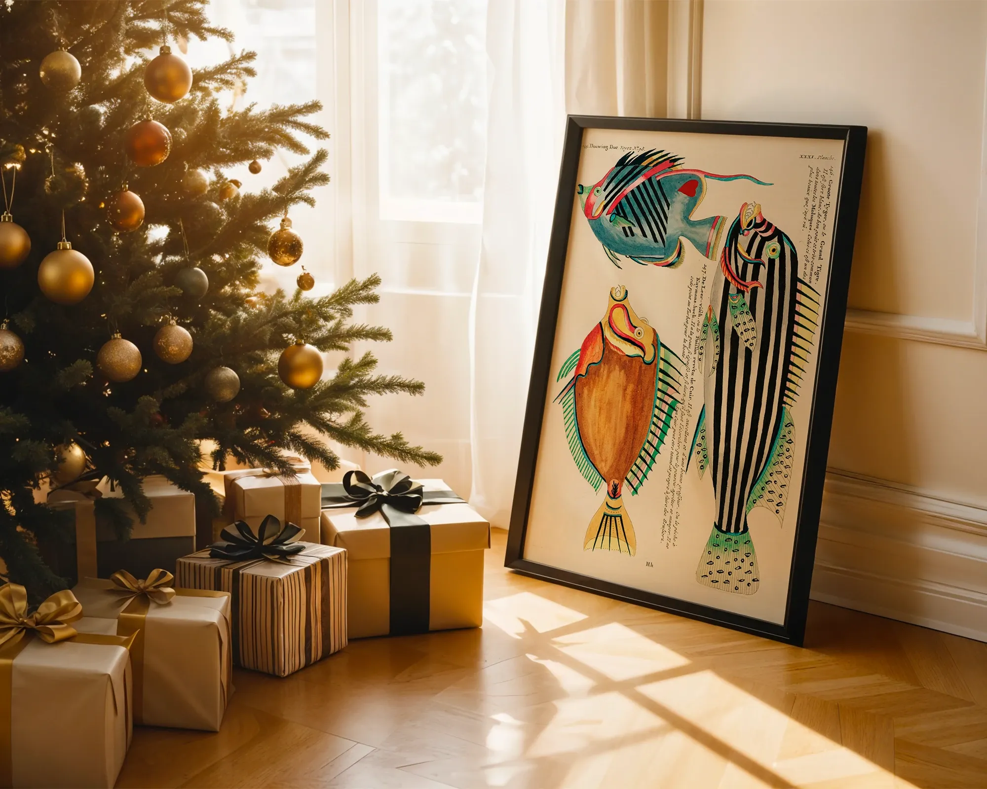 Three Tropical Fish Plate XXXI — room view 2