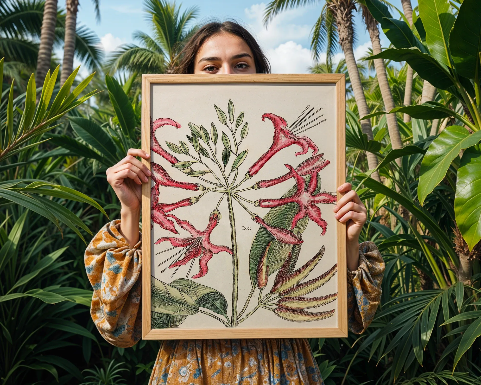 Crimson Honeysuckle Study — room view 5