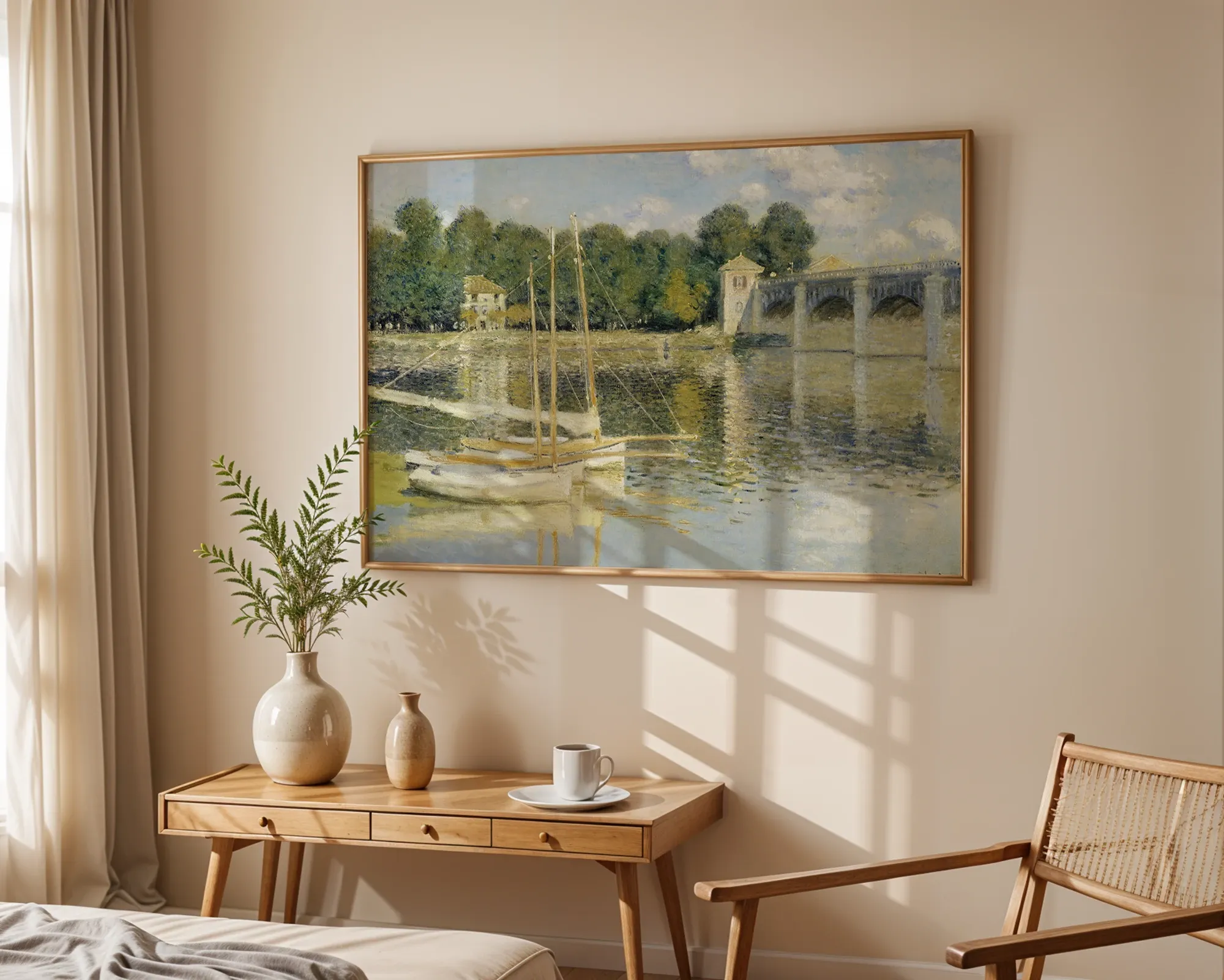 The Bridge at Argenteuil — Print edition, room view 1