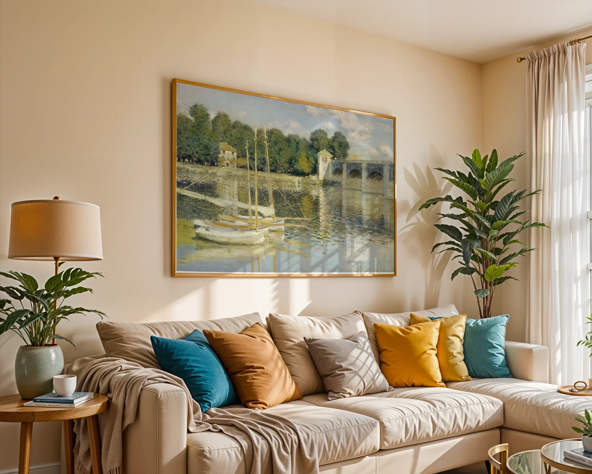 The Bridge at Argenteuil — Print edition, room view 2