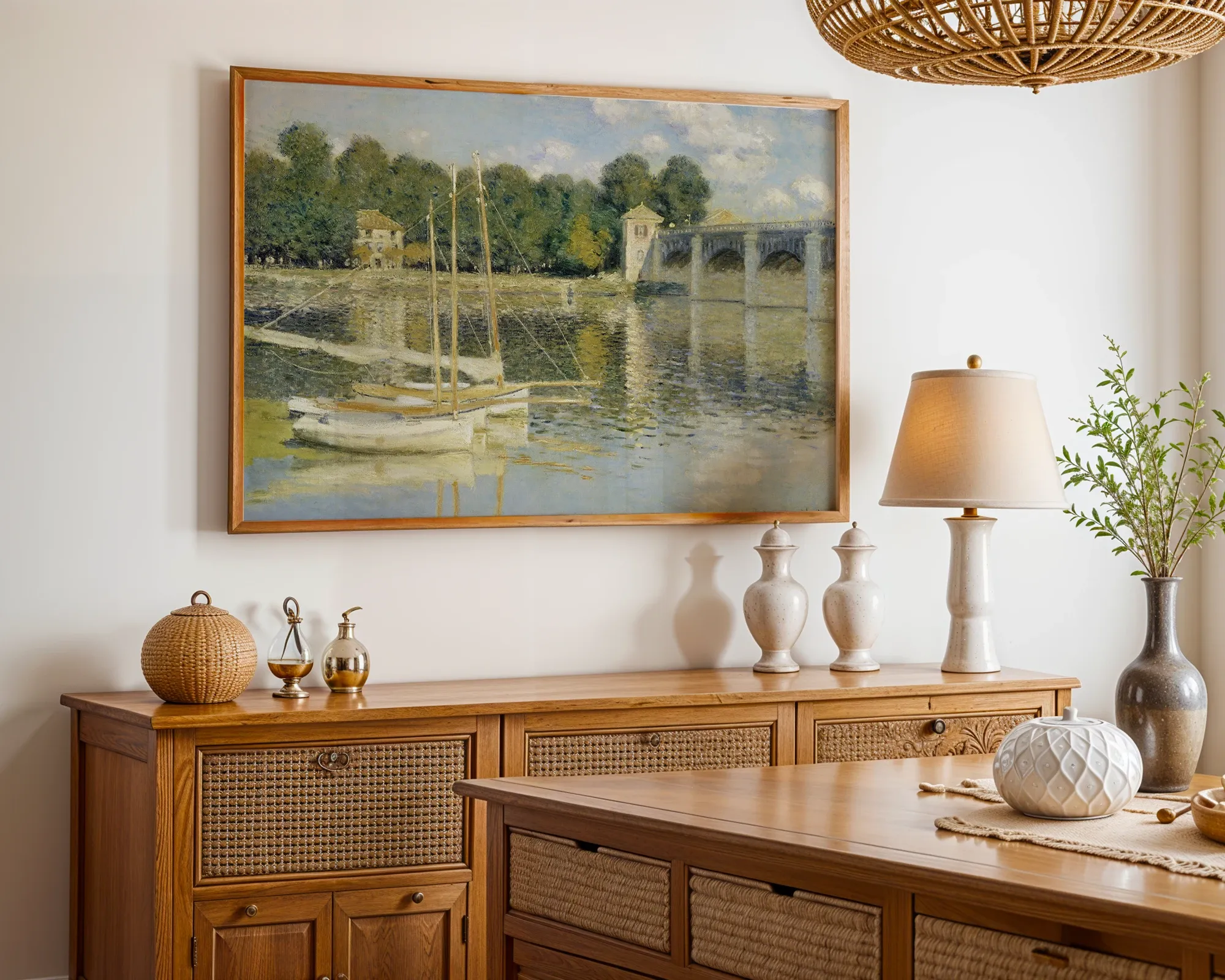 The Bridge at Argenteuil — Print edition, room view 4